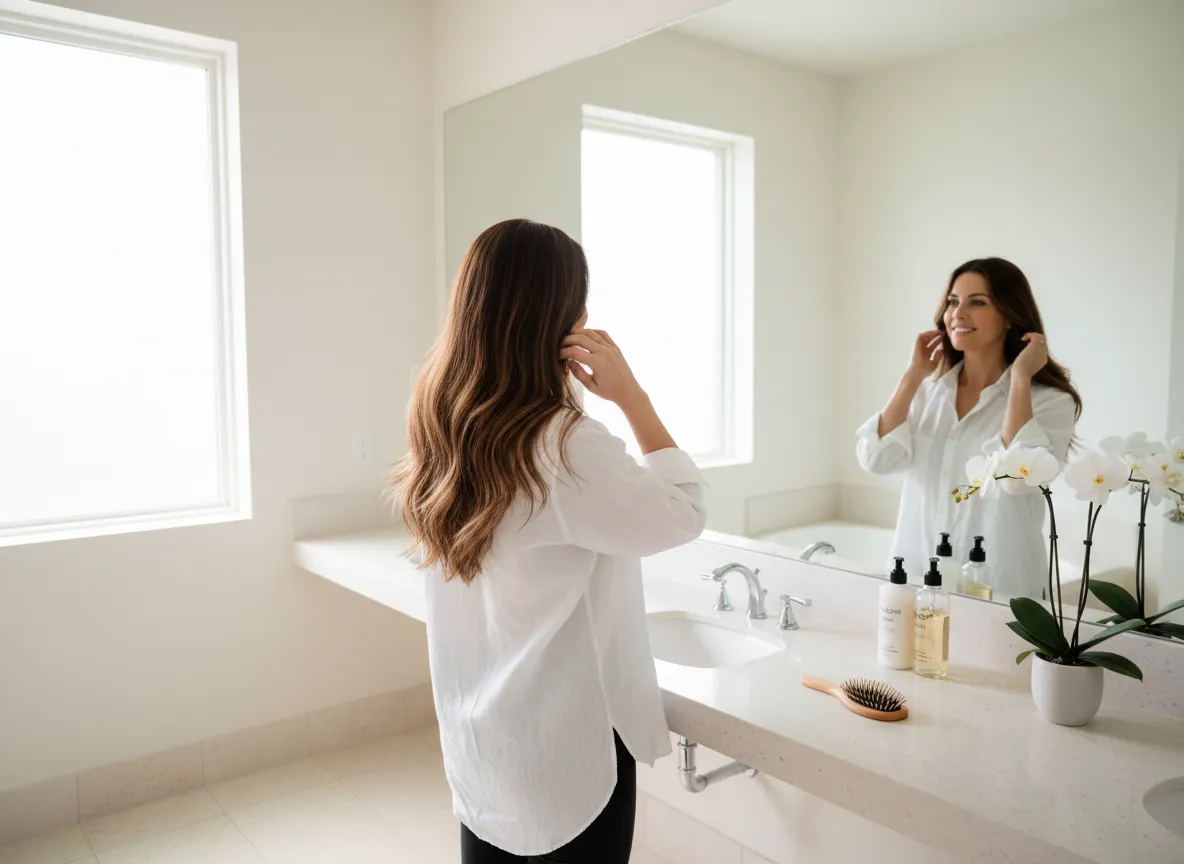 روتين العناية بالشعر